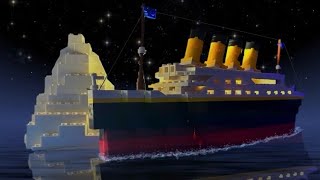 Lego Titanic stop motion [upl. by Haeluj]