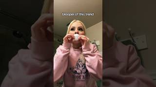 it definitely went into my mouth at the end🤢 viral trending tiktok [upl. by Gnoy285]