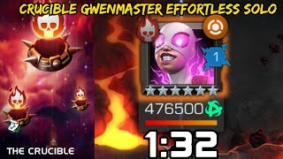 The Crucible Gwenmaster Effortless Solo 132 🤣 [upl. by Neeron502]