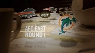 2012 NFL Draft Grades Round 1 AFC East Edition [upl. by Ahsiekit]