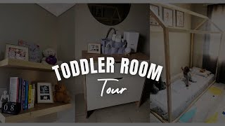 REALISTIC Toddler Room TourMontessori inspired floor bedWhere we purchased furniture and decor [upl. by Maurilla]