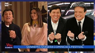 Sanremo il Festival di Gianni Morandi  La vita in diretta 01022022 [upl. by Xuerd]