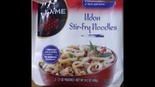 KaMe Udon Stir Fry Noodles Review [upl. by Adhern862]