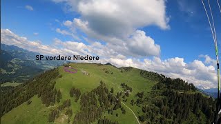 Andelsbuch Gleitschirm  Paragliding  SP vordere Niedere [upl. by Adnolat763]