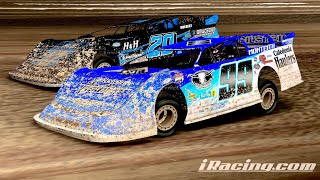 iRacing Dirt Super Late Model Tour at Volusia [upl. by Artemla]