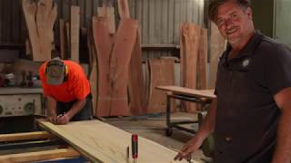 How to Square End amp Cut One Straight Edge on your Live Edge Slab [upl. by Silloc]