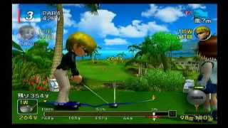 Hot Shots Golf 4 Japan Version VS Cougar [upl. by Lesde692]