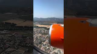 Approach and landing to Dalaman Airport in Turkey [upl. by Newberry]