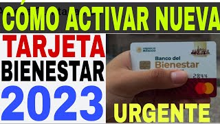 URGE NUEVA TARJETA ACTIVALA PARA COBRAR 4800 Pensión Bienestar Adultos [upl. by Castra]