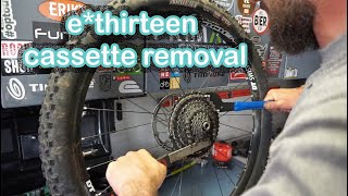 E Thirteen Cassette Removal Using Two Chain Whips [upl. by Sonia603]