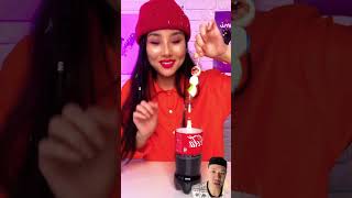 Permen campur soda cocacola mukbang coke bottle candy eyes shortvideo [upl. by Schwitzer]