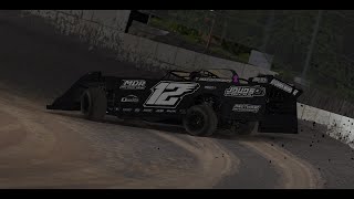 iRacing  Fixed Pro Late Model Official at Fairbury [upl. by Ruhtracam716]