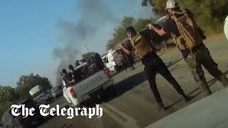 New footage shows Hamas terrorists brazenly shooting at partygoers fleeing the Supernova festival [upl. by Yllim]