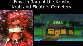 CharacterAI Story Time Fexa in 3am at the Krusty Krab and Floaters Cemetery [upl. by Ayetal]