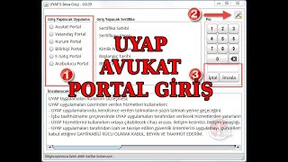 Uyap Avukat Portal Girişi Nasıl Yapılır Jnlp Dosyası Eimza ile Giriş [upl. by Casanova]