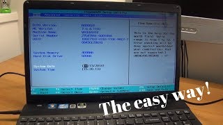 How to enter the BIOS on most Sony Vaio laptops  The easy way [upl. by Bokaj]