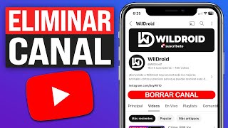 Cómo ELIMINAR un CANAL de YOUTUBE 2024 Borrar Canal de Youtube [upl. by Saltsman]