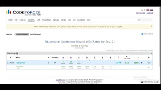 Educational Codeforces Round 163 Rated for Div 2  A  B  C  Code C [upl. by Yrohcaz]