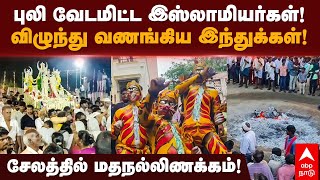 Muharram Festival  புலி வேடமிட்ட இஸ்லாமியர்கள்விழுந்து வணங்கிய இந்துக்கள்சேலத்தில் மதநல்லிணக்கம் [upl. by Aniri]