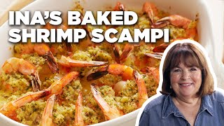 How to Make Ina’s 5Star Baked Shrimp Scampi  Barefoot Contessa Cook Like a Pro  Food Network [upl. by Annohsal753]