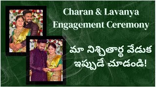 LAVANYA CHARAN 💕  Engagement Ceremony  Full video  Telugu [upl. by Christophe]