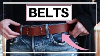 Five Ways To Style Your Belt  Belt Basics [upl. by Etteniotna]