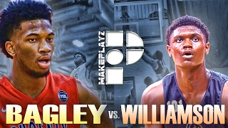 Marvin Bagley vs Zion Williamson Who You Taking Comment Below [upl. by Einial]