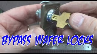 254 Picking amp Bypassing Wafer Locks [upl. by Hanahsuar]