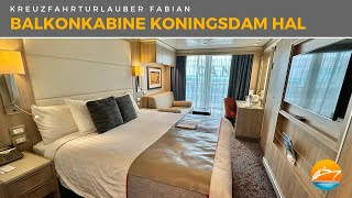 Balkonkabine auf der Koningsdam von Holland America Line im Detail [upl. by Arel]