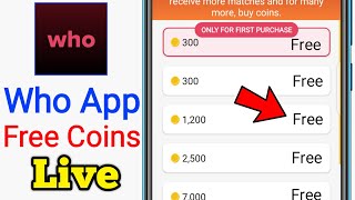 How to Buy Who App Coins With ClipClaps App [upl. by Ydassac]