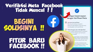 Cara Mengatasi Verifikasi Meta Lencana Facebook Tidak Tersedia [upl. by Mehsah844]