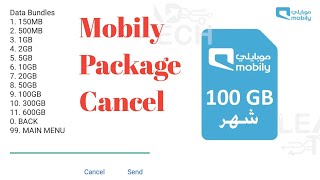 How to cancel Mobily internet package  Mobily package cancel [upl. by Enattirb356]