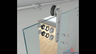 Sliding door installation video Model Venezia by Saint Gobain [upl. by Yelsew]