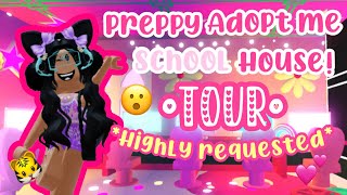 PREPPY SCHOOL HOUSE TOUR ADOPT ME🌈💕Highly Requestedadoptmeroblox preppyadoptme preppyroblox [upl. by Gracie]