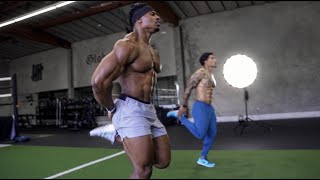 10 MINUTE FAT BURN WORKOUT  NO EQUIPMENT  SIMEON PANDA amp AUSTIN DOTSON [upl. by Cressler]