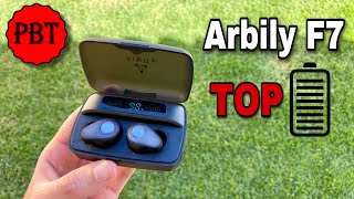 Review Arbily F7 Los Auriculares con MEJOR Batería que he probado [upl. by Lemar]