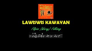 LAWISWIS KAWAYAN  Filipino Waray Folksong  EASY SHEET MUSIC by Eben [upl. by Banyaz542]