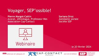 Webinaire Voyager SEP’ossible [upl. by Ifok]