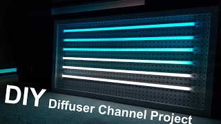 DIY LED Project with Diffuser Channels  Full Walkthrough [upl. by Llerreg]