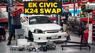 We put a 500 engine in our 10000 Civic [upl. by Gabbie]