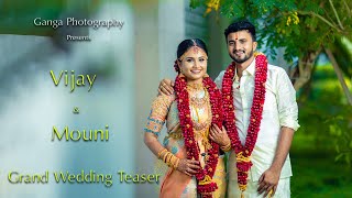 VIJAY WEDS MOUNI  GRAND NAIDU WEDDING  SR PALACE SIVAKASI  TEASER  GANGA PHOTOGRAPHY [upl. by Immat]