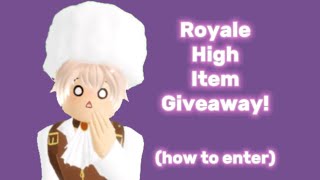 Royale High Giveaway Entry [upl. by Elac]