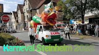 Karneval Steinheim August 2022 Rosenmontagsumzug 111 Jahre Parade Jubiläum Man Teou [upl. by Alayne]