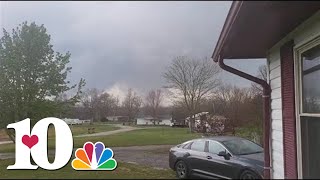 Video shows tornado forming in Sunbright area on April 2 [upl. by Iadrahc]