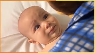 Funny Baby Reaction When Playing Toys  Baby Playing With Toys Videos [upl. by Paten]