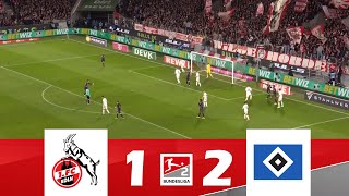 1 FC Köln vs Hamburger SV 12  2 Bundesliga 202425  Match Highlights [upl. by Ramedlab]