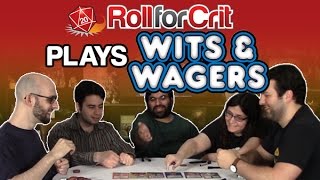 Place your bets  Wits amp Wagers Party  Roll For Crit Playback [upl. by Veneaux]