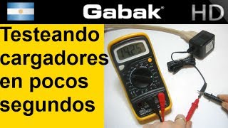 Chequeando tu Transformador en 90 segundos  notebook router etc by Gabak Technologies [upl. by Ah]