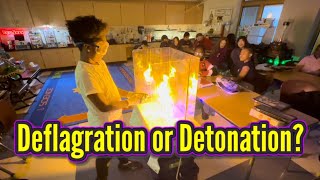 Deflagration vs Detonation in RamZland🔥 STEM ScienceForKids CombustionVelocity RamZland [upl. by Nika]