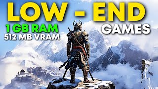 Top 10 Amazing Games For LOW END PC  1GB RAM  2GB RAM  64MB  128MB  VRAM [upl. by Nuy967]